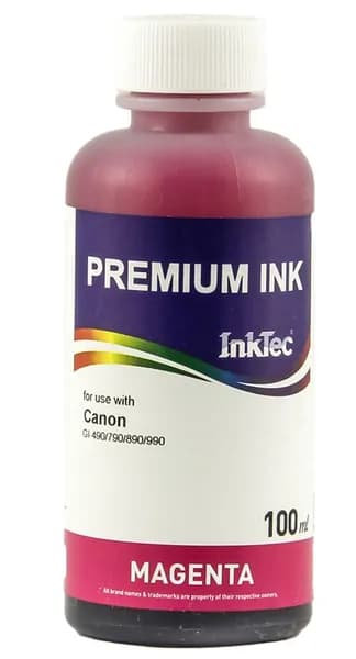 Чернила для Canon GI-490/790/890/990M , в упаковке 100мл , InkTec C0090, малиновый