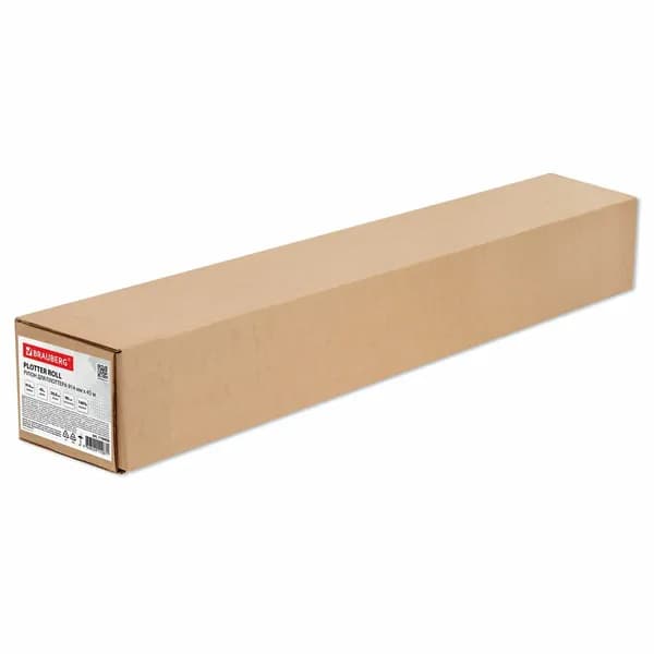 Бумага широкоформатная Brauberg (36" (914мм), намотка 45м, 90г) (110450)