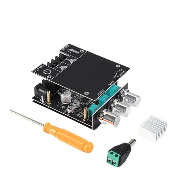 ZK-502MT 2.0 Беспроводная цифровая аудиоплата 50 Вт x 2 Стерео HiFi аудиомодуль с