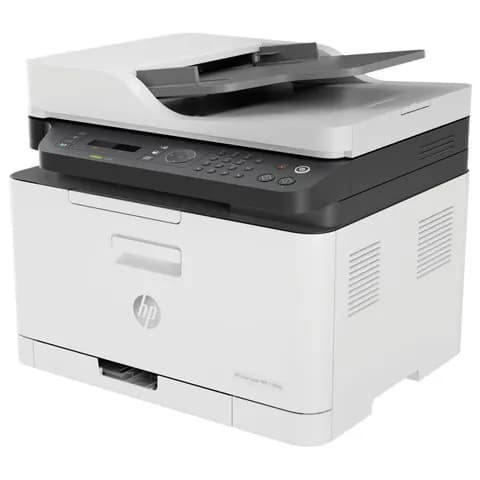 HP МФУ Лазерное Color Laser MFP 179fnw A4, Цветной, Wi-Fi, Перезаправляемые картриджи, USB кабель бесплатно, бежевый