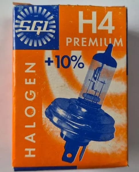 Лампа автомобильная 1 шт. арт. SGL H4 PREMIUM +10%
