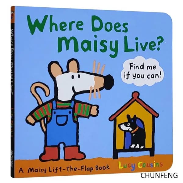 Where Does Maisy Live? Lucy Cousins / 12стр / Твёрдый переплёт / 2010 / Английский
