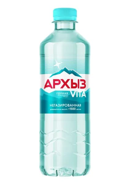 Вода Архыз Vita, минеральная, негазированная, 500 мл