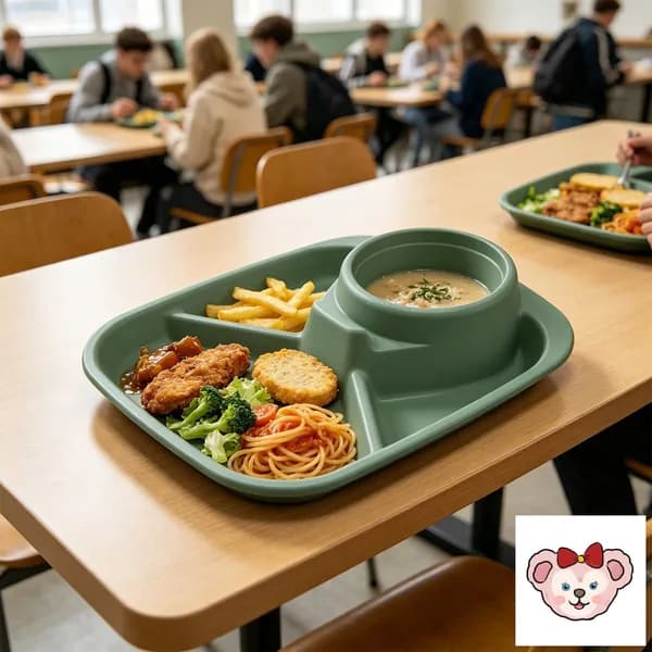 Тарелка 22 см 1 шт темно-зеленый