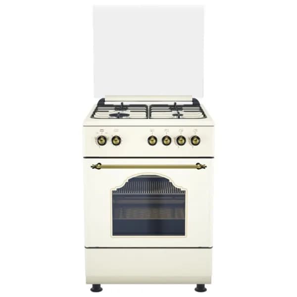 Плита газовая Deluxe 606040.24г 006, беж. Ретро