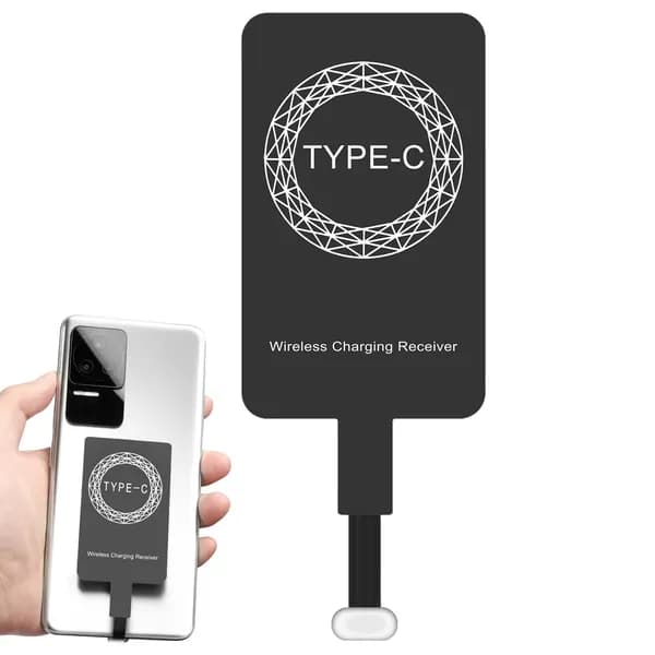 Приемник-адаптер беспроводной зарядки для смартфонов на Android с разъемом Micro-USB type C