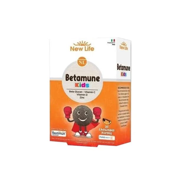новая жизнь betamune kids 30 жевательных таблеток