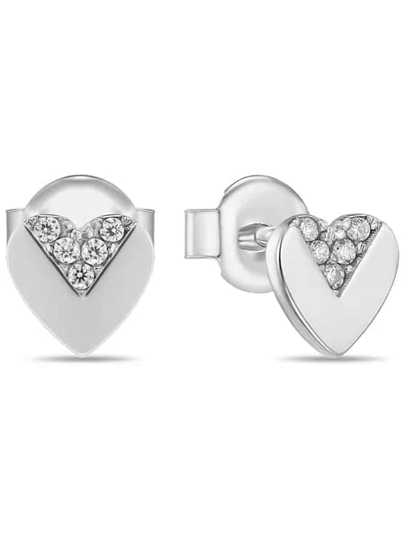 MIUZ Diamonds (Московский ювелирный завод) Серьги из золота с фианитом