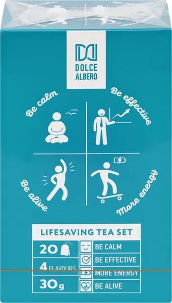 Набор чайных напитков DOLCE ALBERO Lifesaving Tea, 20пак