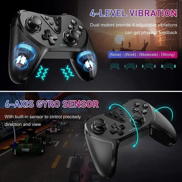 (Z Y V H) Беспроводной Контроллер Switch Pro Для Switch/Switch Lite/, Remote Gamepad С Джойстиком/Программируемый
