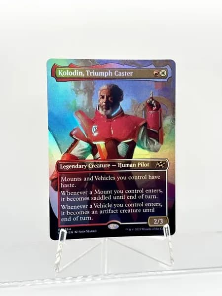 Карта MTG Aetherdrift Kolodin, Triumph Caster Foil
