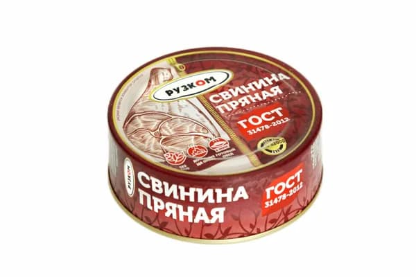 Свинина пряная Рузком ГОСТ 250гр. 6шт.