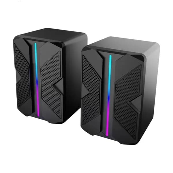 Колонки USB с RGB-подсветкой для ПК, - S557