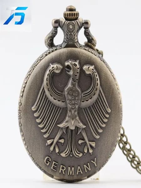 Карманные часы с орлом Replica Antique Flip (винтажные, в стиле ретро, подарок из Германии)