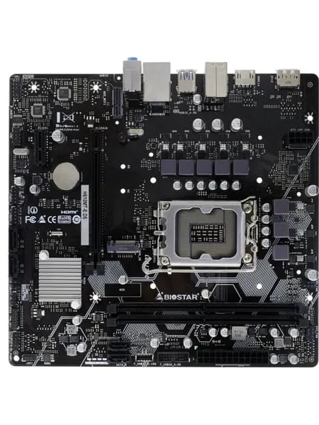 Материнская плата Biostar H610MT-E D5 Soc-1700 Intel H610 2xDDR5 mATX AC 97 8ch(7.1) GbLAN+HDMI+DP