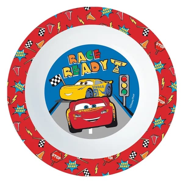 Тарелка детская ND Play пластиковая, Тачки. Будет гонка! (51547)