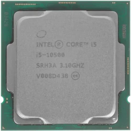 Процессор Intel Core i5 10500 (CM8070104290511S RH3A) OEM - LGA 1200, 6 x 3,1 ГГц, L2 - 1500 КБ, L3 - 12 МБ, DDR4-2666 МГц, Intel UHD Graphics 630, TDP 65 Вт
