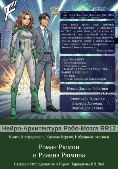 Нейро-Архитектура Робо-Мозга RR12 | Рюмин Роман | Электронная книга