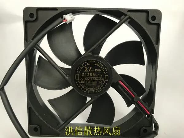D12SM - 12 для вентиляторов бесшумного шасси Yate Loon 12025 12CM 12V 0.30A