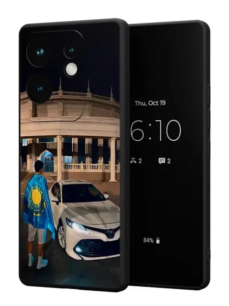 Чехол на Infinix Zero 30 (4G) с принтом Camry Казахстан
