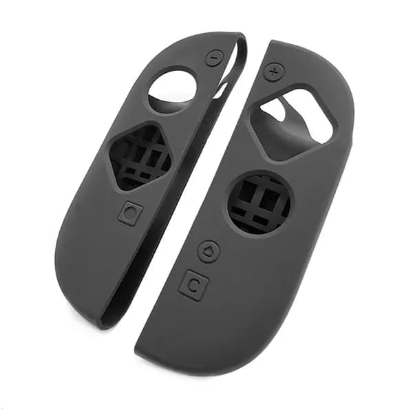 Силиконовый чехол для контроллеров Nintendo Switch 2, чёрный, с противоскользящей текстурой