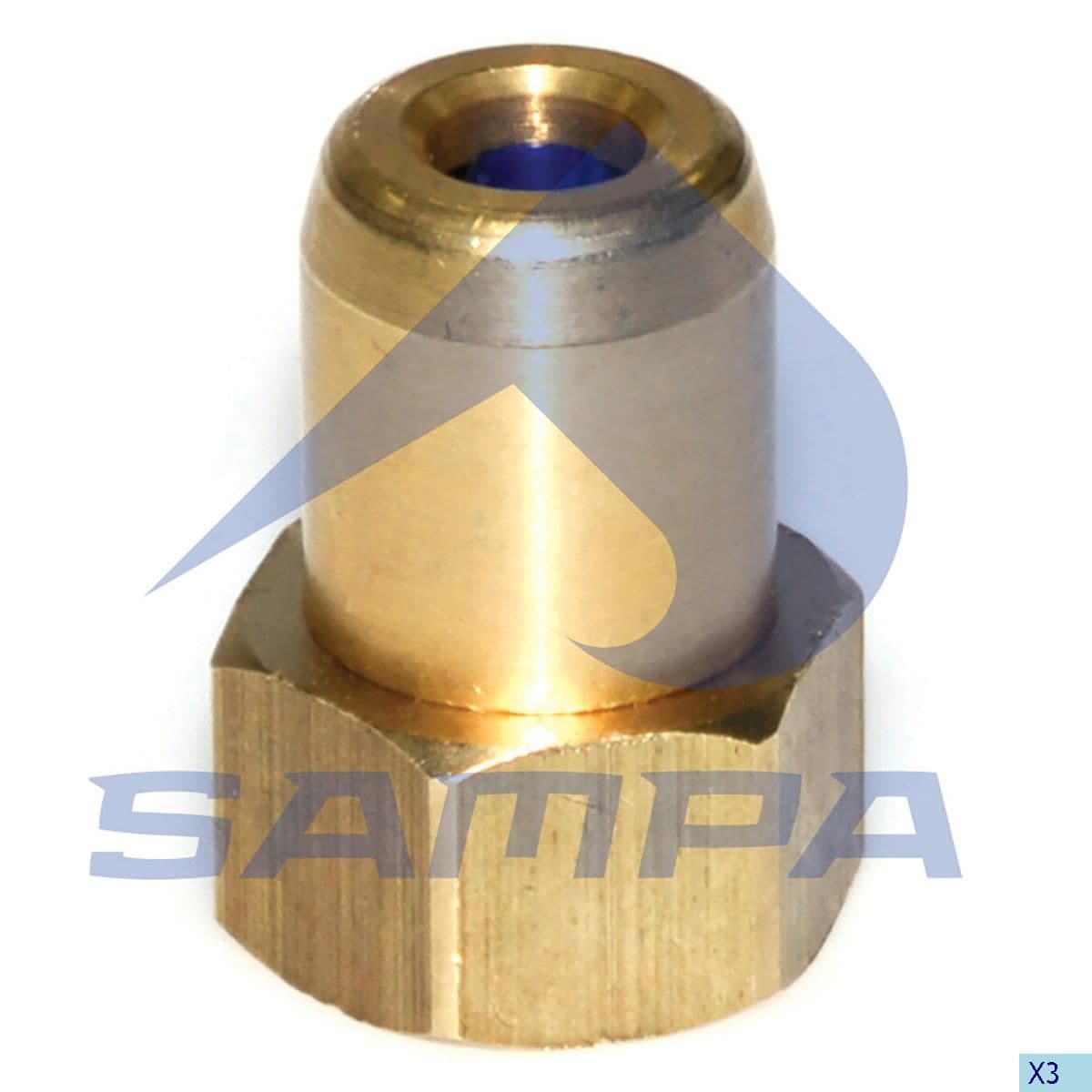 Переходник гайка M14x1,5 / трубка 8x1,0 Sampa 042.196