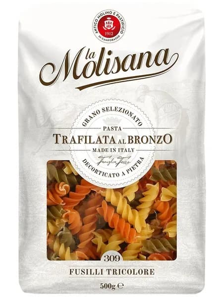 Макароны La Molisana спирали №309 с томатом и шпинатом, 500г