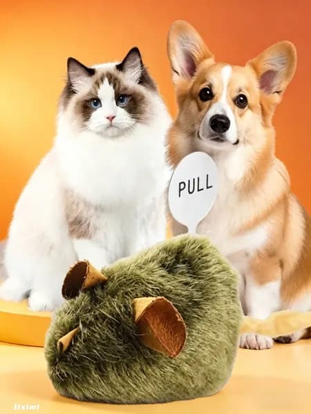 Игрушки для животных, пищащие мыши