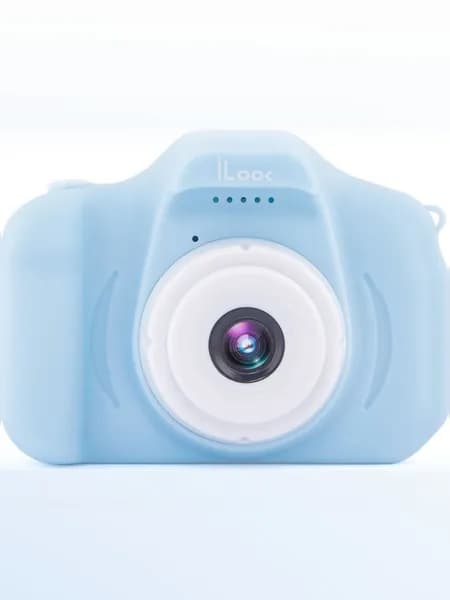 Детский фотоаппарат Rekam iLook K330i голубой, Компактная цифровая камера 20 Мп, голубой