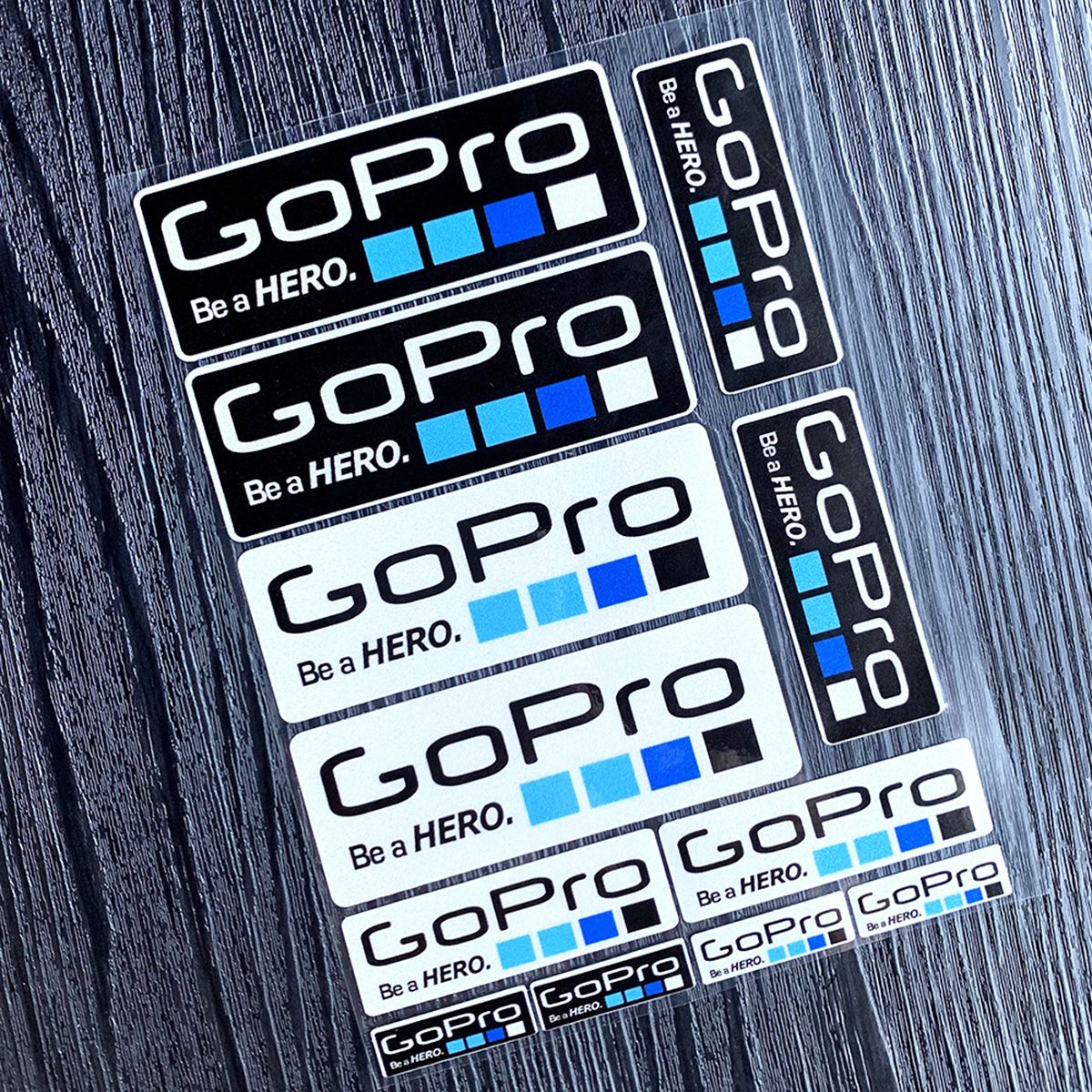 Стикеры GoPro для мотоцикла и шлема наклейки с логотипом бренда водонепроницаемые износостойкие для тюнинга и декора