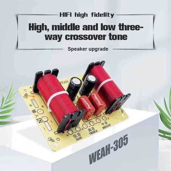Трёхполосный кроссовер WEAH-305, 150 Вт, 900 4000 Гц, для АС 4 11 дюймов