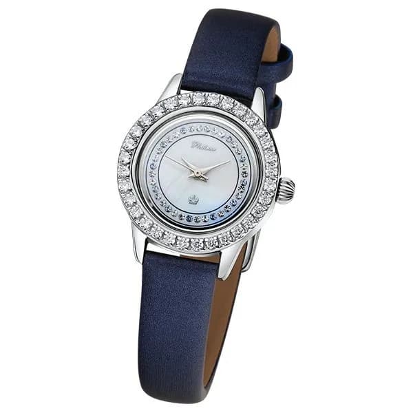 Женские серебряные часы Platinor Лоран с фианитами, арт. 96906.326