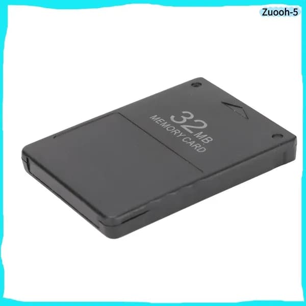 Game Memory Card for PS2, Удобная и портативная, для всех версий PS2 черное