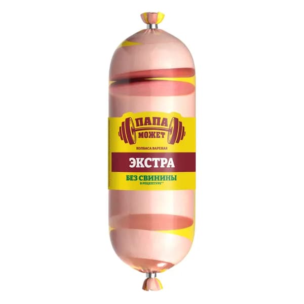 Колбаса вареная Экстра 400 г, Папа Может