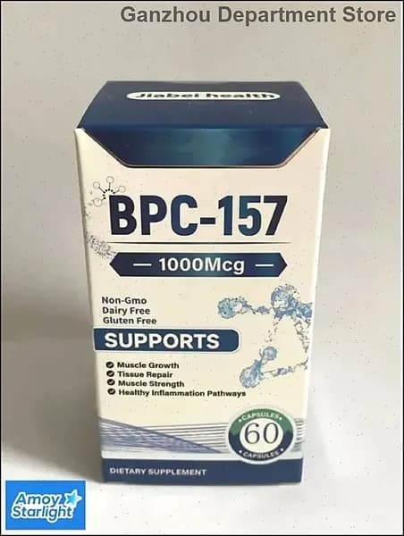 Пептид для заживления ран,желудка,суставов и связок BPC-157 Jiabei health 60 caps/ БПС-157 Jiabei Health 60 капс