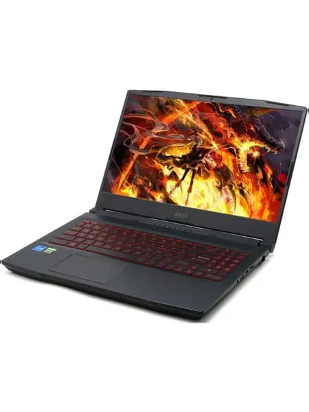 MSI GF66 Игровой ноутбук 15.6", Intel Core i5-11400H, RAM 16 ГБ, SSD 512 ГБ, NVIDIA GeForce RTX 3050 для ноутбуков (4 Гб), Windows Home, Русская раскладка