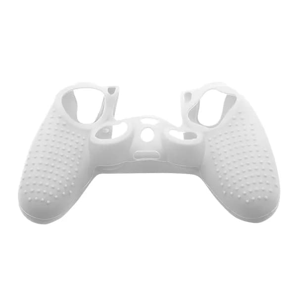 Силиконовый чехол для геймпада PS4, PS4 Pro и PS4 Slim, белый, противоскользящий
