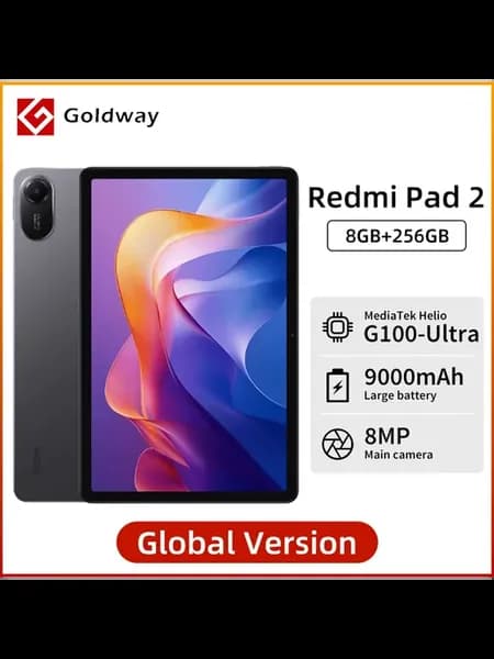 Планшет Redmi Pad 2, 11", 8 256ГБ, Wi-Fi, Android