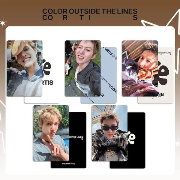 CORTIS Карточки SHOWCASE K-Pop карточки коллекционные 5.4*8.6cm 6 шт