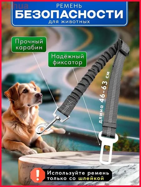 Ремень безопасности для собак