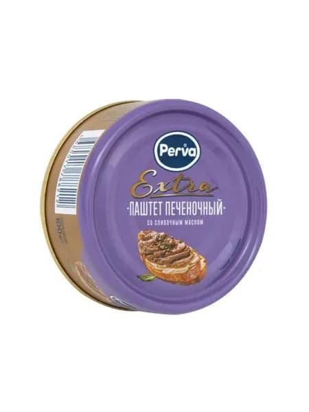 PERVA Паштет печеночный Extra со сливочным маслом 100 г