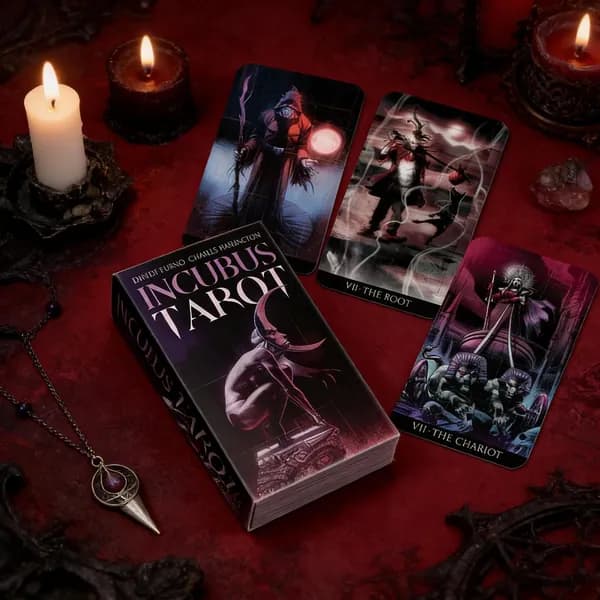 For INCUBUS TAROT Настольная игрушка с персонажами ужасов ,Карты Таро