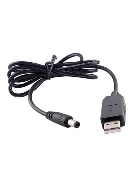 (1 шт.) USB-кабель для повышения мощности 2.1x5.5 мм штекер-9 В