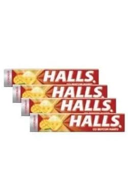 Леденцы Halls Манго,4уп по 25г