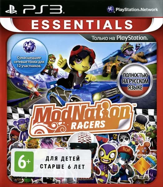 Игра ModNation Racers (PlayStation 3, Русская версия)