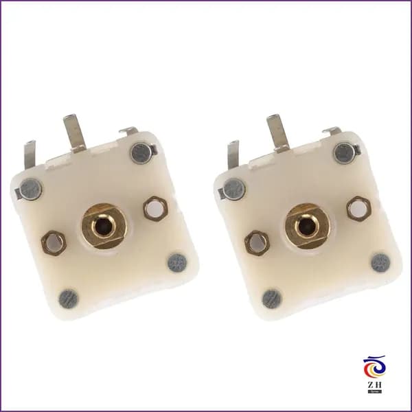 (V C X J) 2 шт. 223F Style Dual 20PF Variable Capacitor совместим с FM-радио