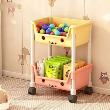 Корзина для игрушек длина 31 см, ширина 23 см, высота 43 см.
