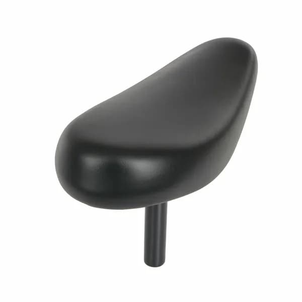 Прочное мягкое седло для детского беговела Чёрный 2.5CM