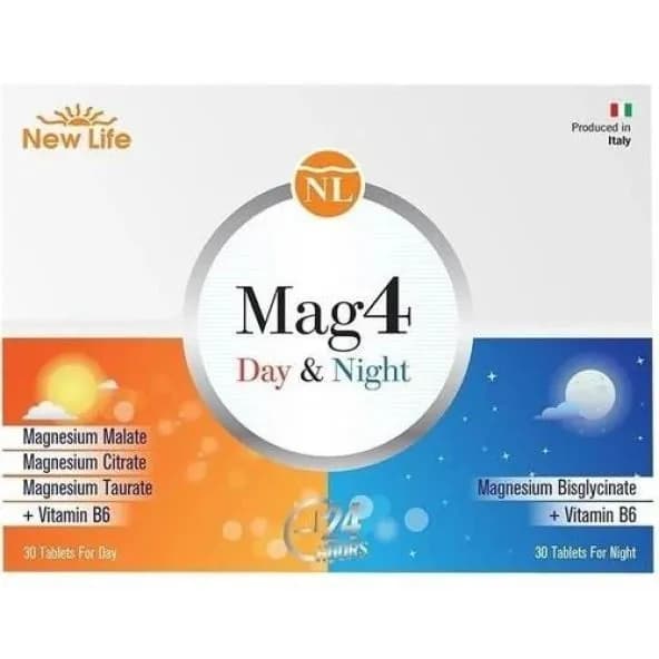 New Life Mag 4 день 30 таблеток и ночь 30 таблеток 7640128141365