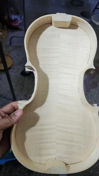 Stradivarius 1716 модель ВСЕ Ручной работы европейская клен незавершенная скрипка белый эмбрион 4/4